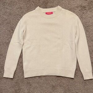 Catherines Soft Cream Crew Neck Sweater